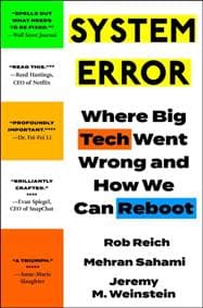 System Error - Jeremy Weinstein, Rob Reich, Mehran Sahami, Hodder Paperbacks