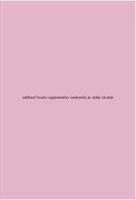Martin Vongrej. Váha vědomí / The Weight of Consciousness - Petr Ingerle