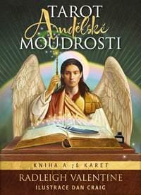 Tarot andělské moudrosti - Kniha a 78 karet (lesklé) - Valentine Radleigh 1