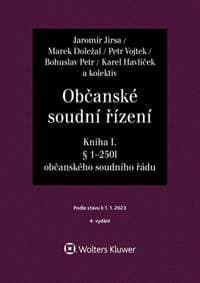 Občanské soudní řízení Kniha I - Jaromír Jirsa 1