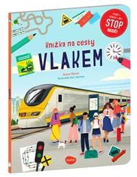 Knížka na cesty VLAKEM - Stop nudě! kvízy, rébusy, hry - Martin Steve 1