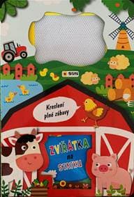 Zvířátka na statku - Kreslení plné zábavy s magnetickou kreslící tabulkou - autor neuvedený