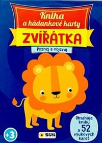 Kniha a hádankové karty Zvířatka - autor neuvedený 1