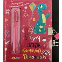 Můj tajný deník na klíček Dinosauři (růžový) - autor neuvedený