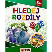 Hledej rozdíly - Zábavná cvičebnice 5+ - autor neuvedený 1