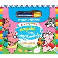 Tři prasátka - Čti a vybarvuj Magické vodní omalovánky - autor neuvedený