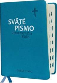 Sväté písmo – Jeruzalemská Biblia (stredný formát) – tyrkysová obálka - autor neuvedený
