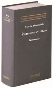 Živnostenský zákon. Komentár - Martin Hamráček 1