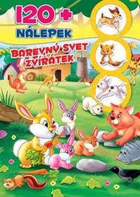 120+ nálepek - Barevný svet zvířatek (2.vyd) - autor neuvedený