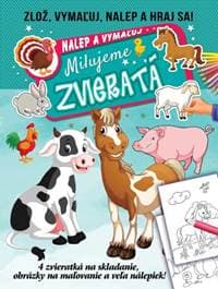 Milujeme zvieratá - nalep a vymaľuj - autor neuvedený