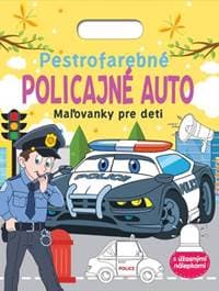 Pestrofarebné policajné auto - Maľovanky pre deti - autor neuvedený