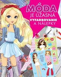 Móda je úžasná - vyfarbovanie a nálepky - autor neuvedený 1