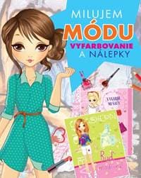 Milujem módu - vyfarbovanie a nálepky - autor neuvedený