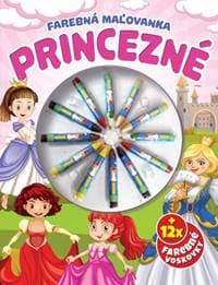 Farebná maľovanka - Princezné - autor neuvedený