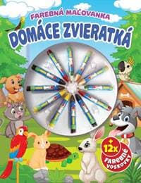 Farebná maľovanka - Domáce zvieratká - autor neuvedený