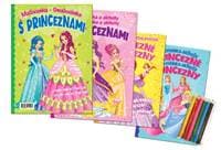 Princezné/Princezny - Maľovanka+aktivity (2.vydanie) - komplet - autor neuvedený