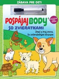 Pospájaj body so zvieratkami - zmazateľné pero (2.vydanie) - autor neuvedený