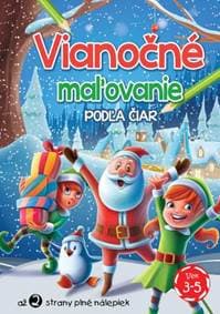 Vianočné maľovanie podľa čiar - autor neuvedený 1