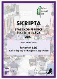 SRIPTA SKČP Fenomén ESG a jeho dopady do fungování organizací - autor neuvedený
