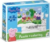 Oboustranné puzzle Prasátko Peppa Piknik - autor neuvedený 1