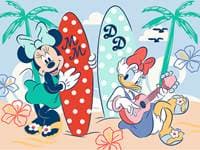 Puzzle Barevná Minnie 30 dílků - autor neuvedený 1