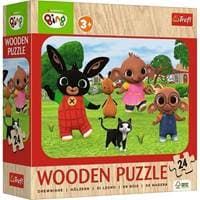 Dřevěné puzzle Bing: Seznamte se s Bingem - autor neuvedený 1