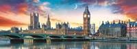 Panoramatické puzzle Big Ben a Westminsterský palác, Londýn 500 dílků - autor neuvedený