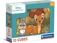 Obrázkové kostky Disney klasické pohádky 12 kostek - autor neuvedený