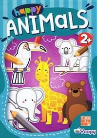 Happy Animals omaľovanka - autor neuvedený