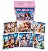 Pexeso jednorožec 64ks kariet (spoločenská hra) - autor neuvedený 1