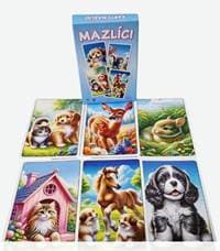 Karty mazlíci modrá 3 hry - autor neuvedený
