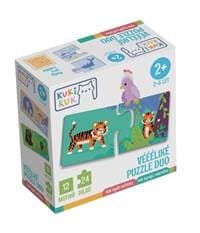 Véééliké puzzle duo Kde bydlí zvířátka - autor neuvedený