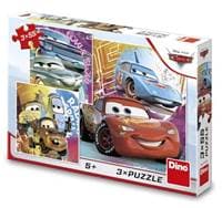 Puzzle 3x55 Cars Kamarádi - autor neuvedený 1