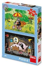 Puzzle 2x48 Krtkův den - autor neuvedený