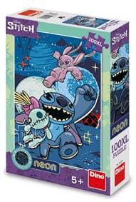 Puzzle 100XL Stitch neon - autor neuvedený 1