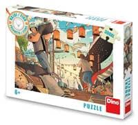 Puzzle 300XL Najdi 10 předmětů Přístav - autor neuvedený