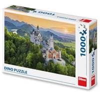 Puzzle 1000 Jarní Neuschwanstein - autor neuvedený
