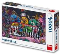 Puzzle 500 Příšerky na tripu - autor neuvedený