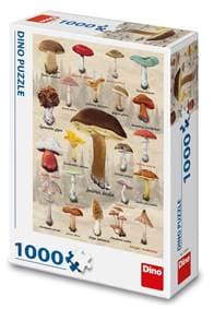 Puzzle 1000 Houby koláž - autor neuvedený 1