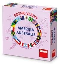 Hra Poznej vlajky Amerika a Austrálie - autor neuvedený 1