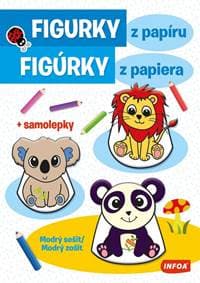 Figúrky z papiera - modrý zošit - autor neuvedený 1