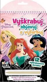 Vyškrabávacie vymaľovanky/ Princezné - autor neuvedený