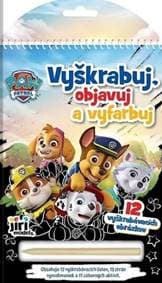Vyškrabávacie vymaľovanky/ Labková patrola - autor neuvedený