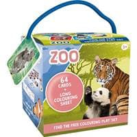 Pexeso na cesty s omalovánkami ZOO - autor neuvedený