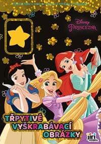 Třpytivé vyškrabávací obrázky Princezny - autor neuvedený 1