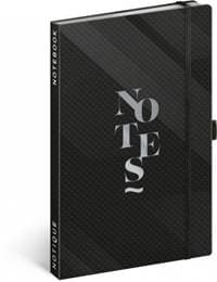 Notes Elegantný, linajkovaný, 13 × 21 cm - autor neuvedený