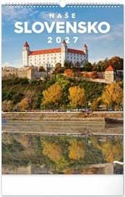NOTIQUE Nástenný kalendár Naše Slovensko 2027, 33 x 46 cm - autor neuvedený