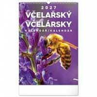 NOTIQUE Nástenný kalendár Včelársky CZ/SK 2027, 33 x 46 cm - autor neuvedený 1