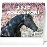 NOTIQUE Stolový kalendár Poézia koní 2027, 16,5 x 13 cm - autor neuvedený 1