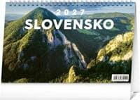Stolový kalendár Slovensko 2027, 23,1 x 14,5 cm - autor neuvedený